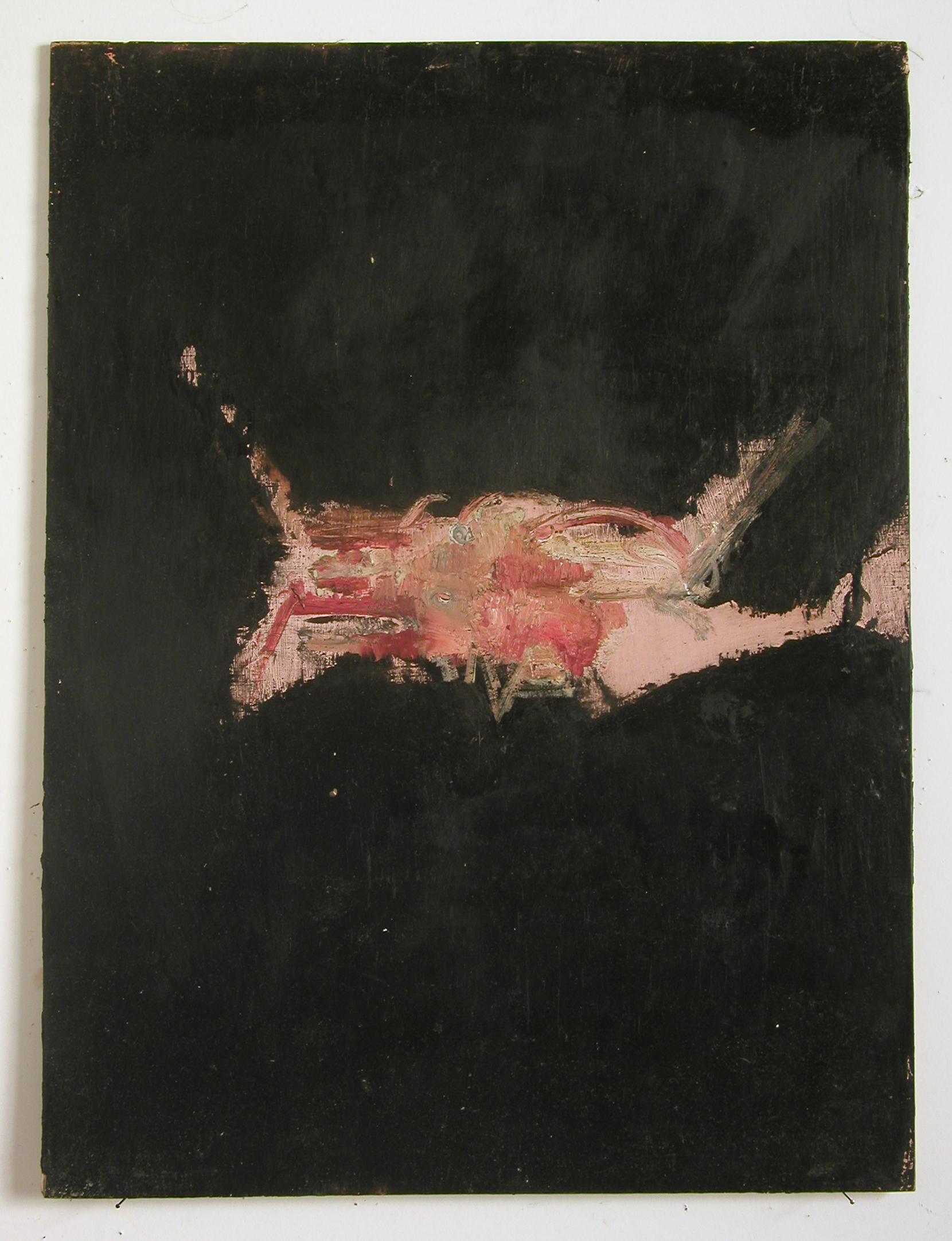 BLACK, 2004, oil on wood