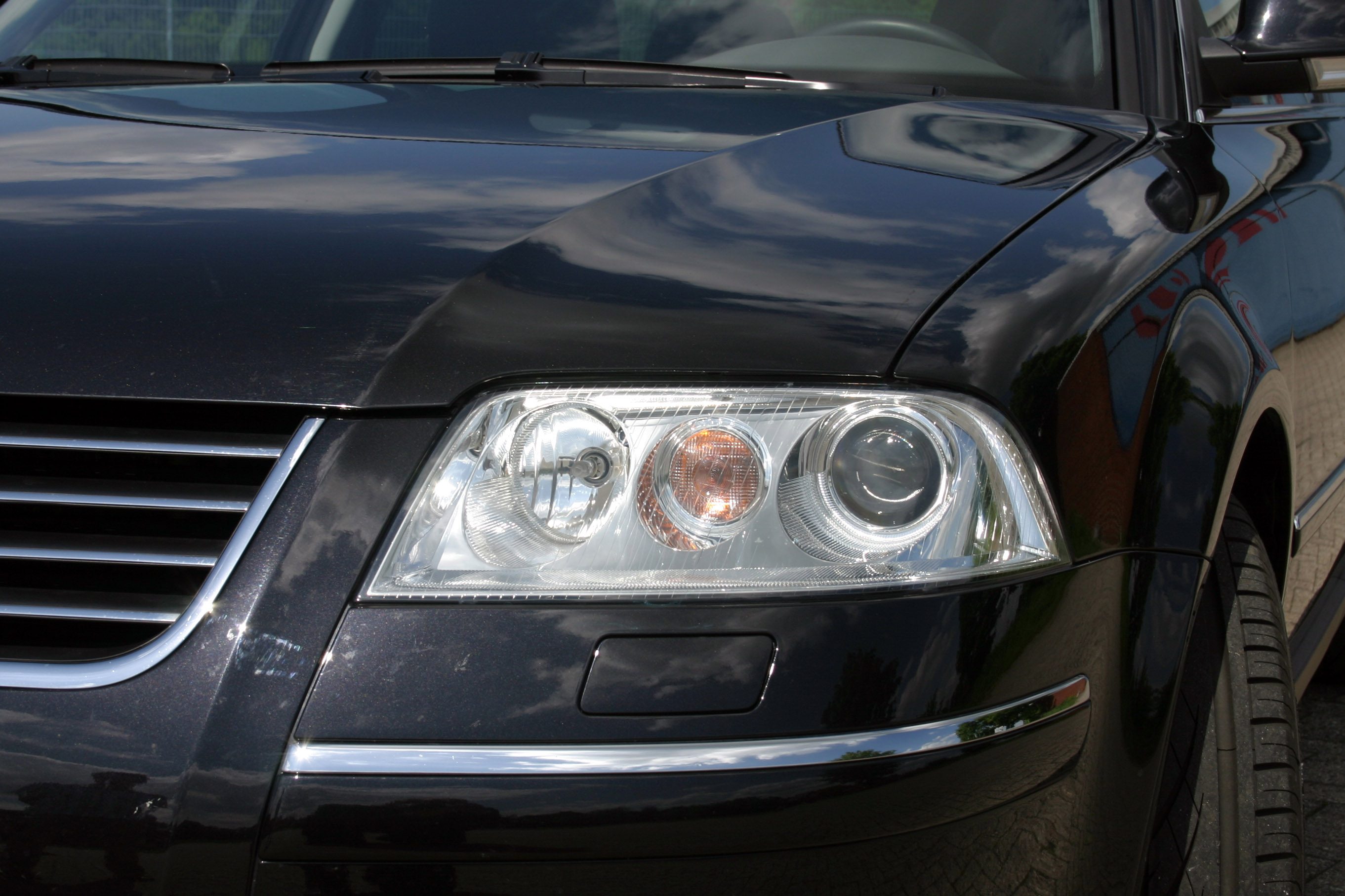 passat w8 headlights