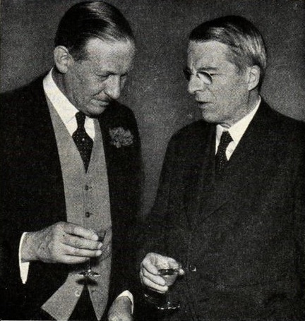 Victor Mallet (left) together with Swedish Foreign Minister [[Christian Günther