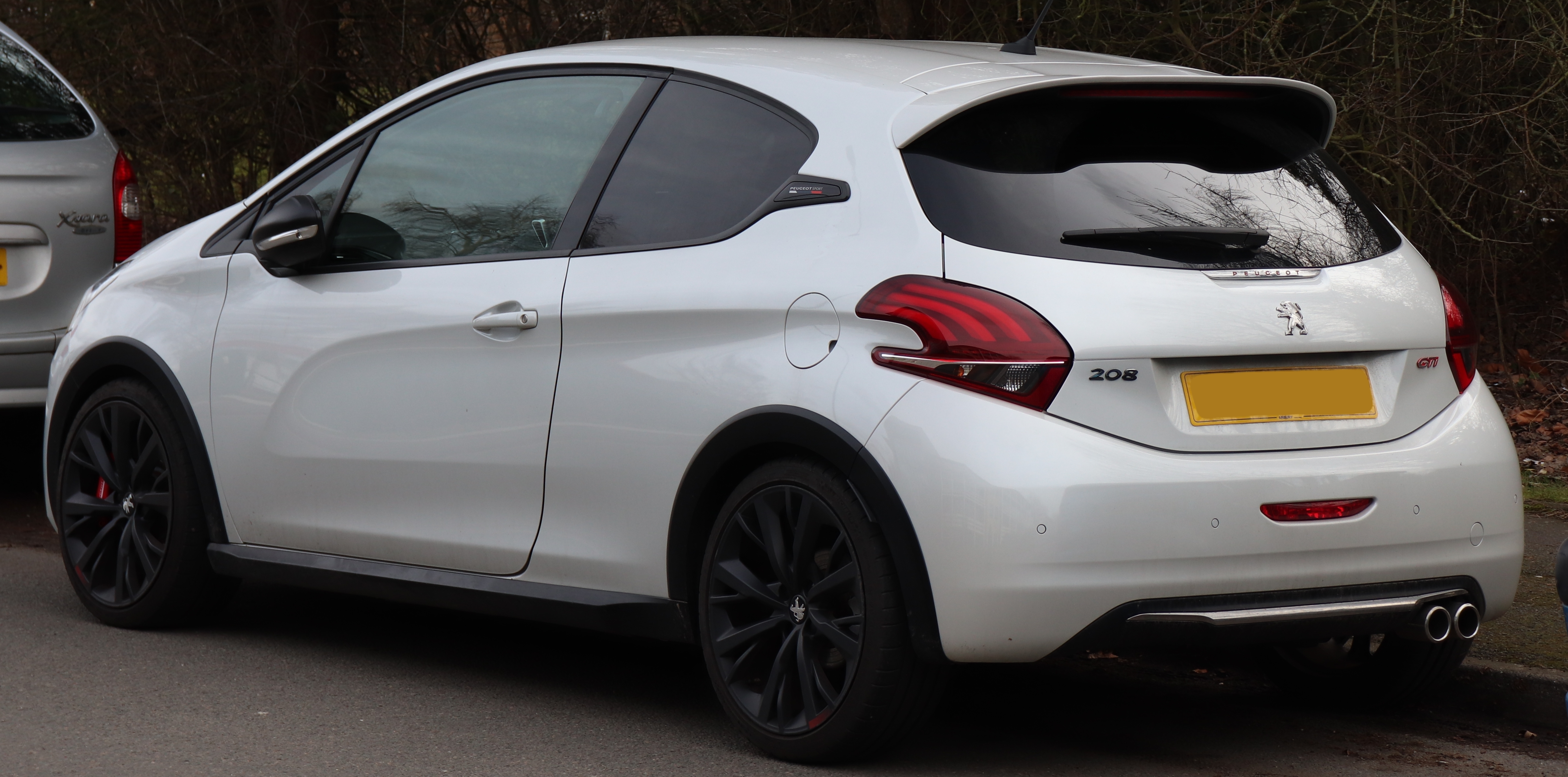 File:2017 Peugeot 208 GTi 1.6 Rear.jpg - Wikimedia Commons