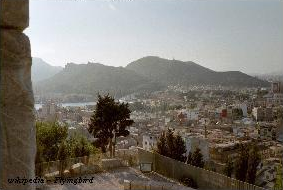 Ciudad de Cartagena desde el castillo de la Concepción