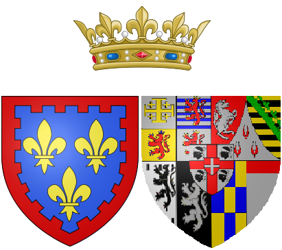 File:Coat of arms of Marie Thérèse of Savoy as Countess of Artois.png