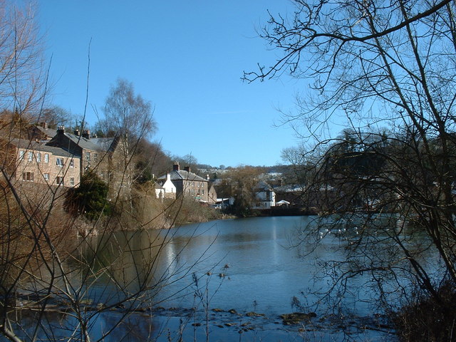 File:Cromford Mill Pond - geograph.org.uk - 1285705.jpg