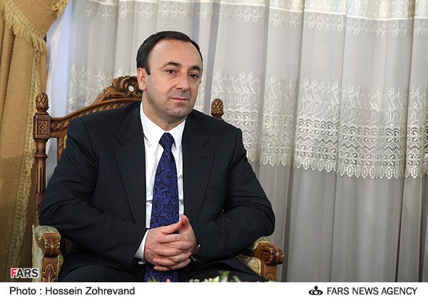 File:Hrayr Tovmasyan Minister of Justice of Republic of Armenia in Tehran.jpg