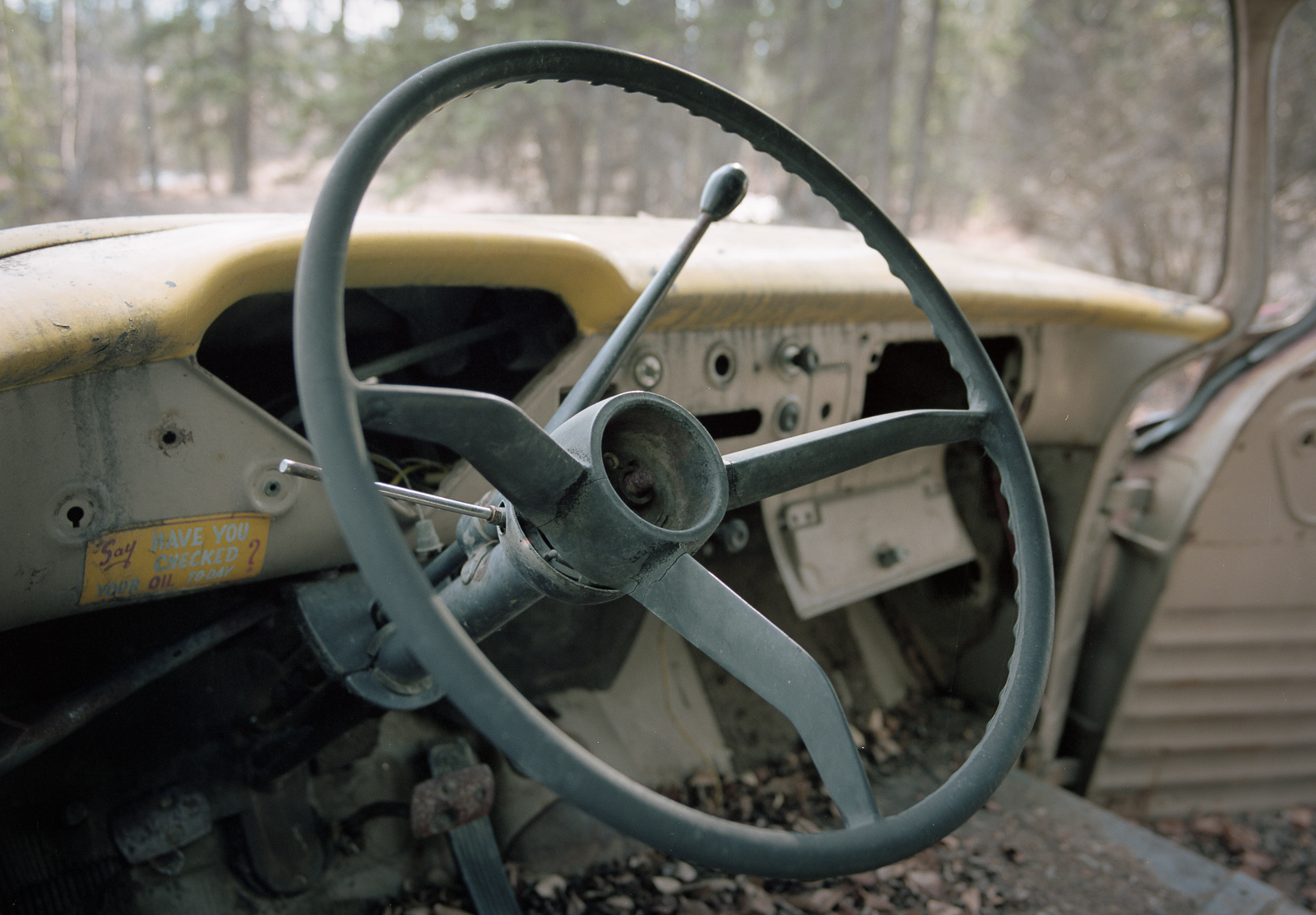 File Interior Of Old Truck Near Mendenhall Yukon