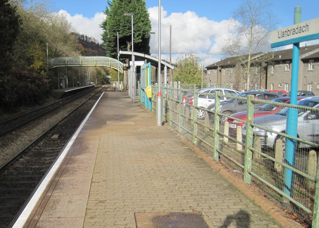 Llanbradach railway station