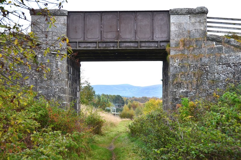 Road bridge over Speyside Way former railway line - geograph.org.uk - 3180366