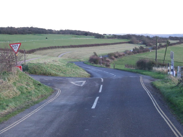 File:Road junction near Devil's Dyke - geograph.org.uk - 3275838.jpg