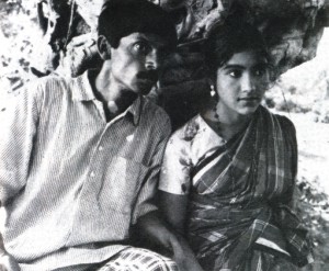 Subash Dutta and Kabori Sarwar in the film set Subhash Dutta and Kabori.jpg