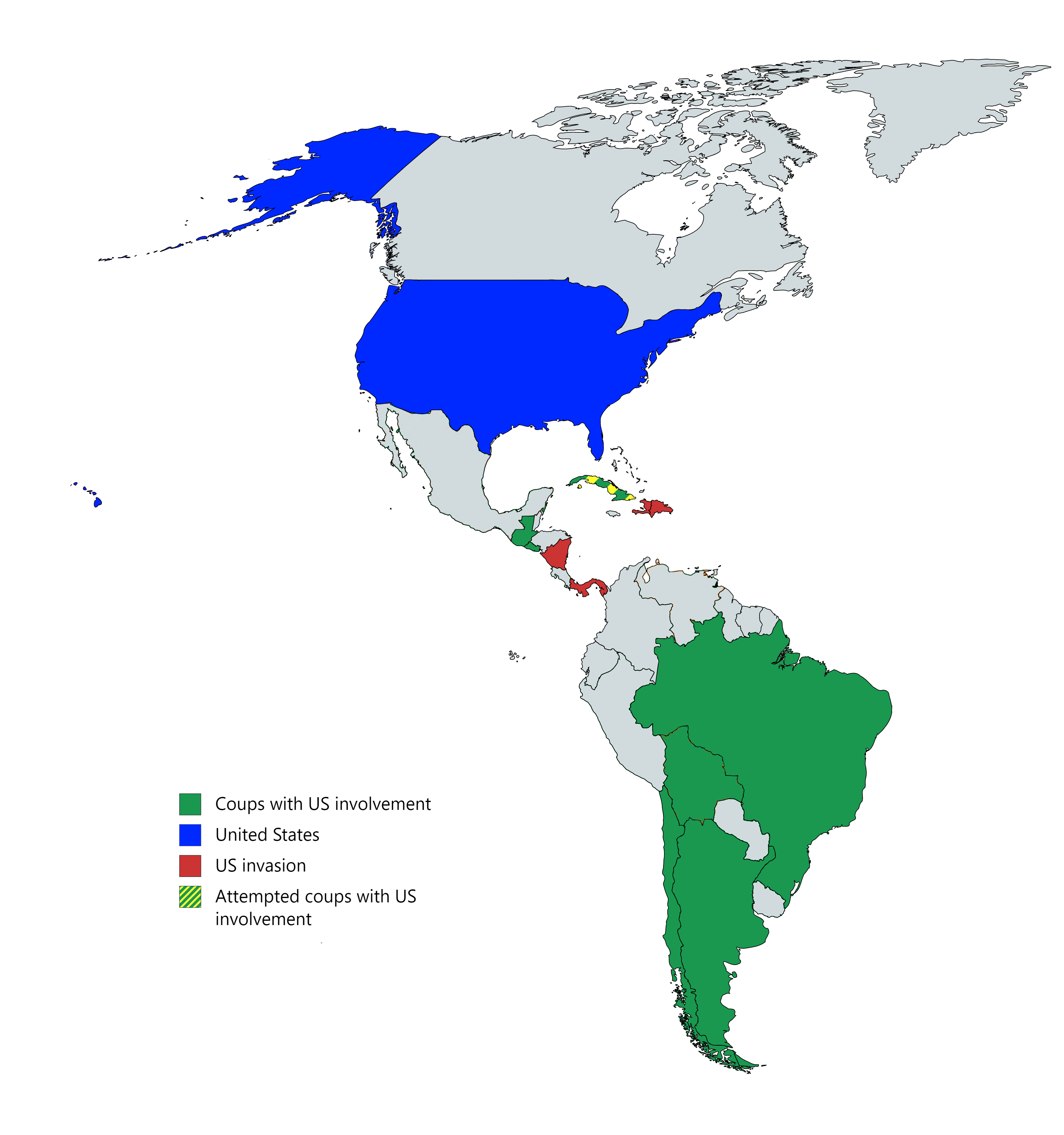 United States involvement in regime change in Latin America