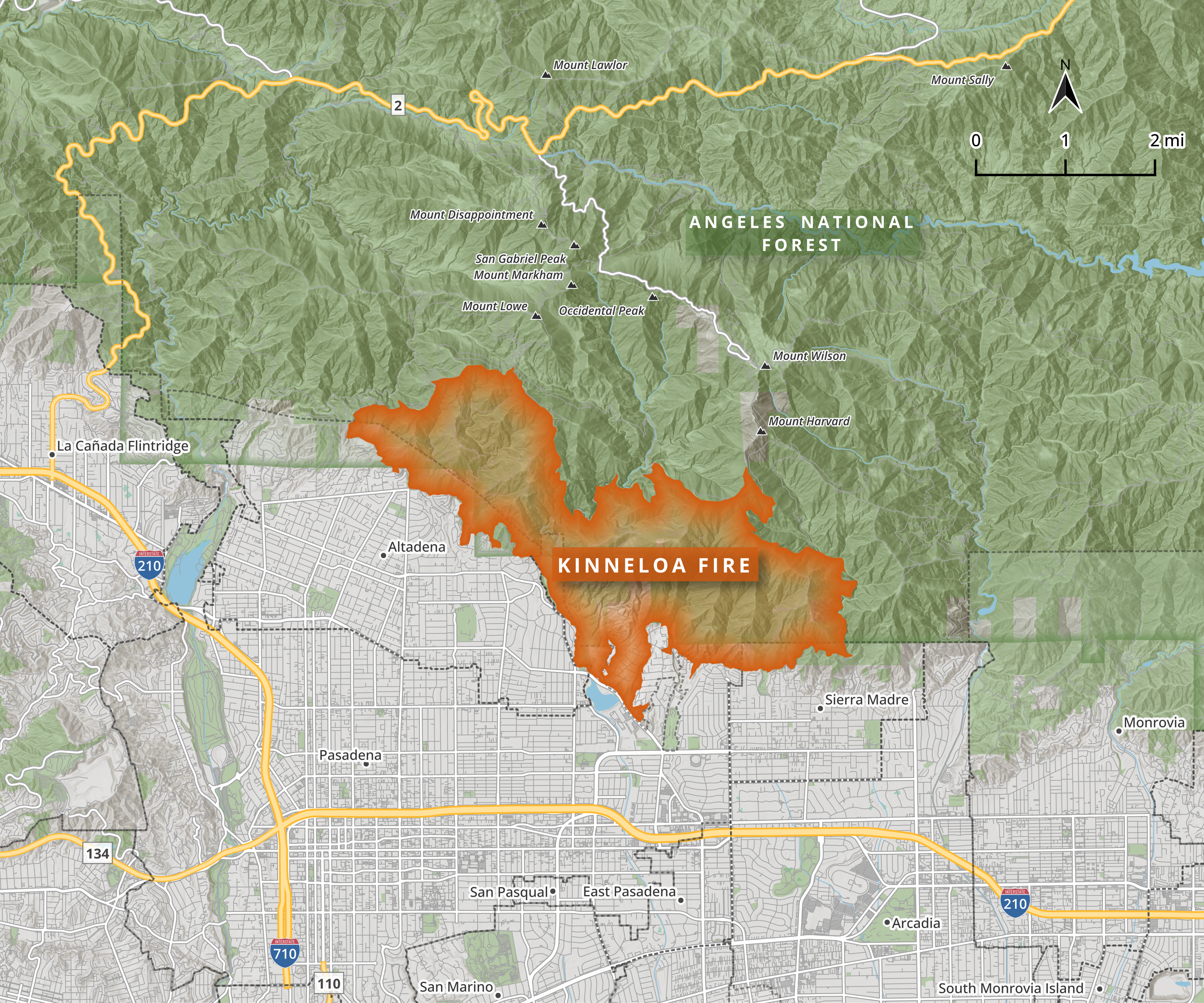 Map Blue Cut Fire 8 pm PDT August 17, 2016 - Wildfire Today