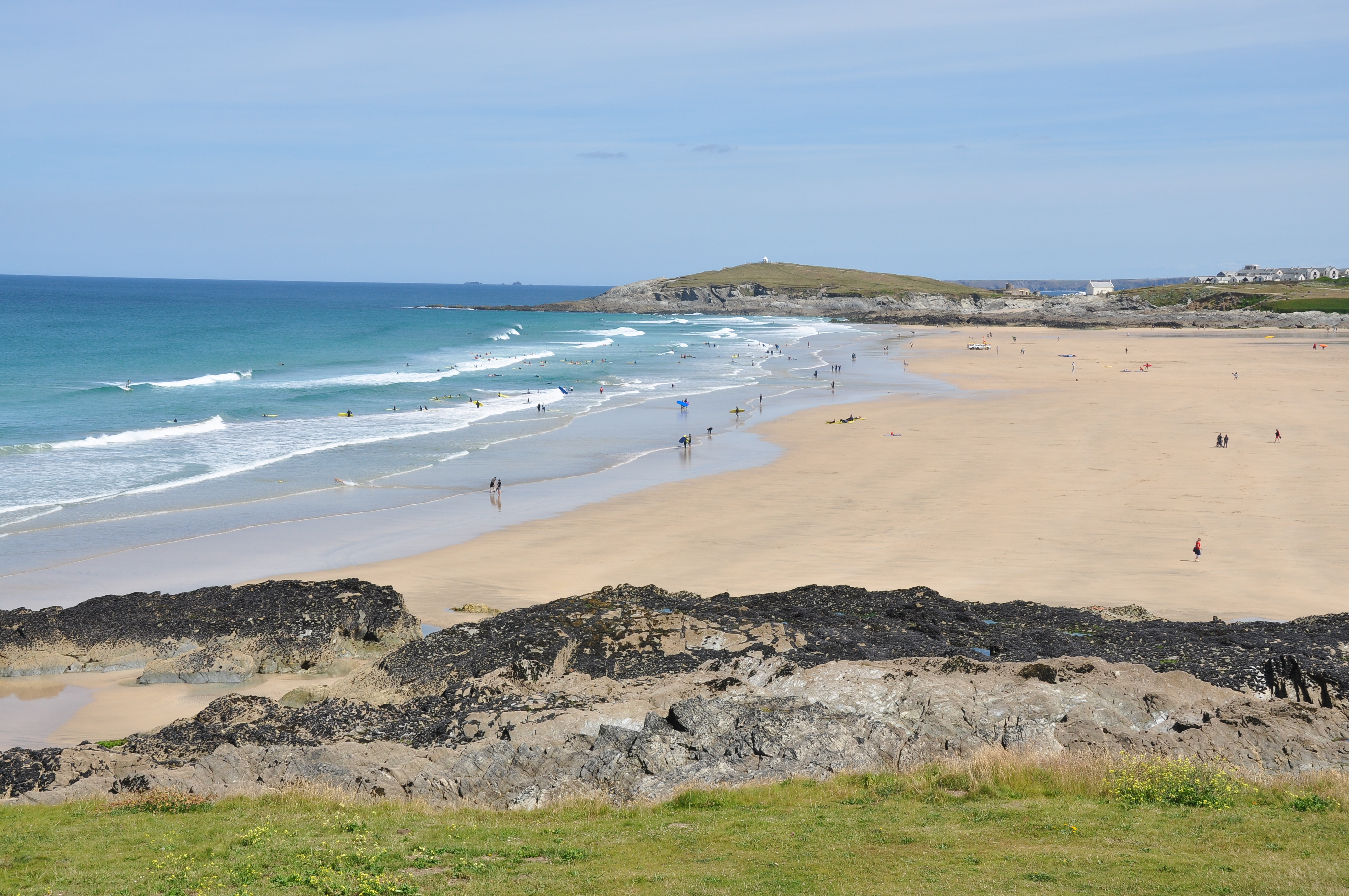 Fistral beach on a morning