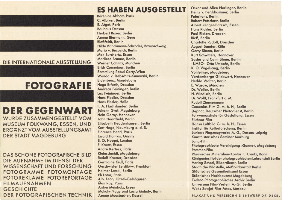 Brochure for Gegenwart Exhibition