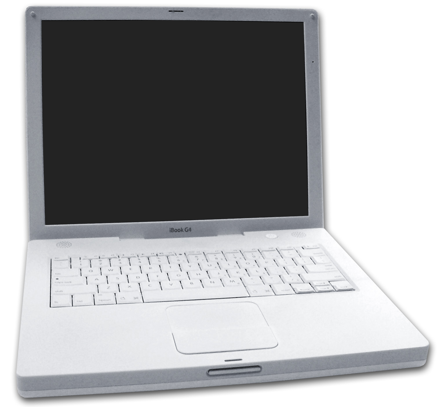 Apple iBook G4 M9164J/A  Classic(OS9)動作可写真4本体と付属品一式と箱
