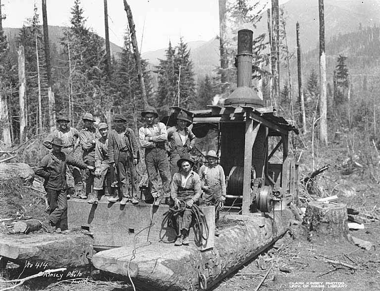  Gears in the Woods: 7 Different Steam Logging Operations in the  American West : Movies & TV