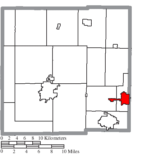 File:Map of Crawford County Ohio Highlighting Crestline Village.png