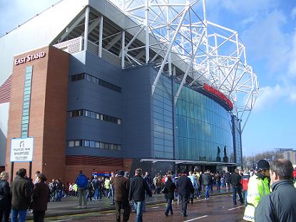Manchester United's Old Trafford football ground