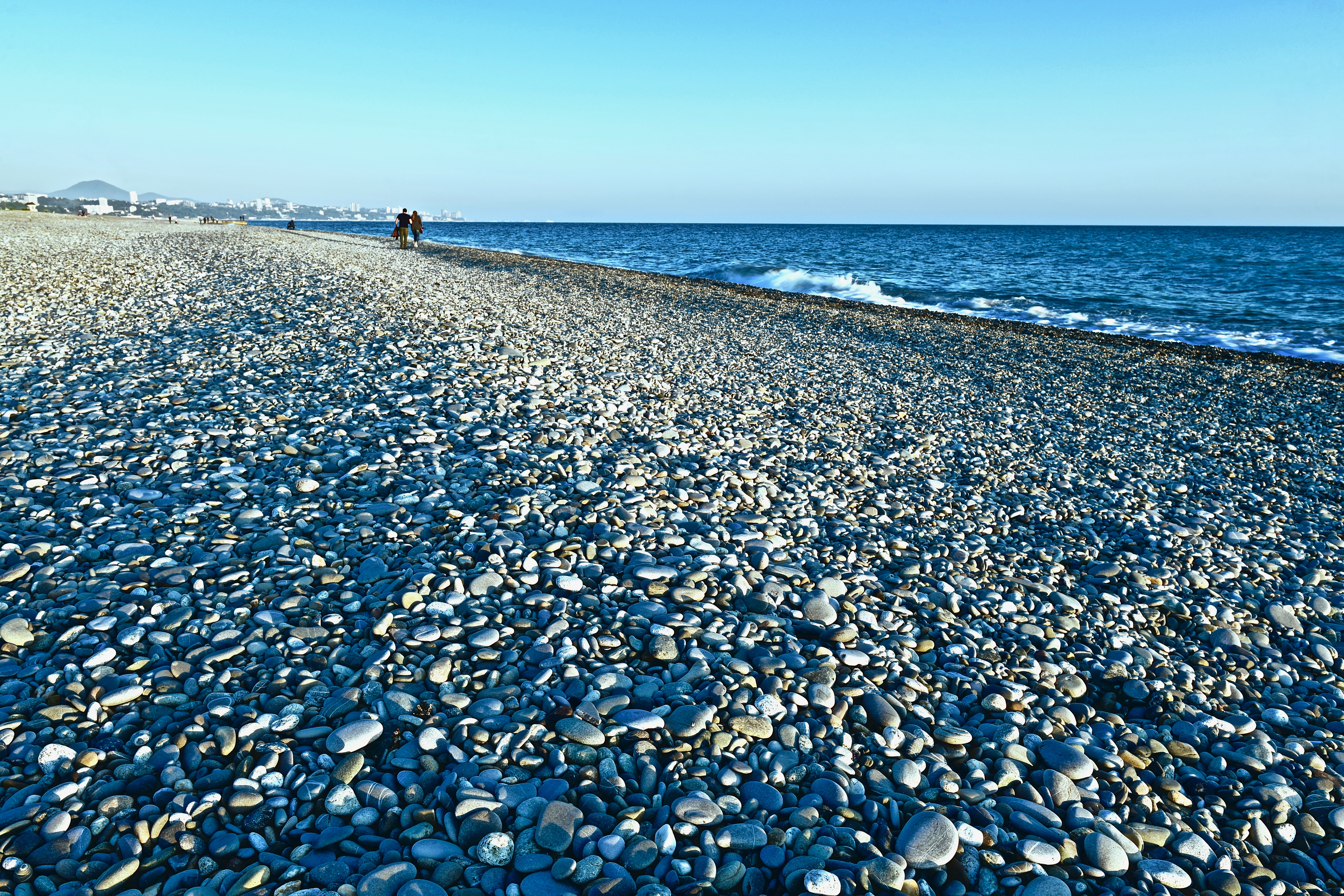 Волга пляж с Галькой