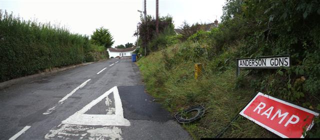 File:Road to Anderson Gardens, Omagh - geograph.org.uk - 559340.jpg