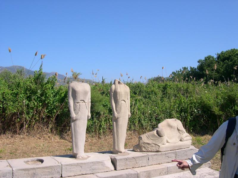 Samos (en griego Σάμος, Sámos; en turco Sisam) es una isla  Samos_ruins