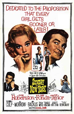 <i>Sunday in New York</i> 1963 American comedy film directed by Peter Tewksbury