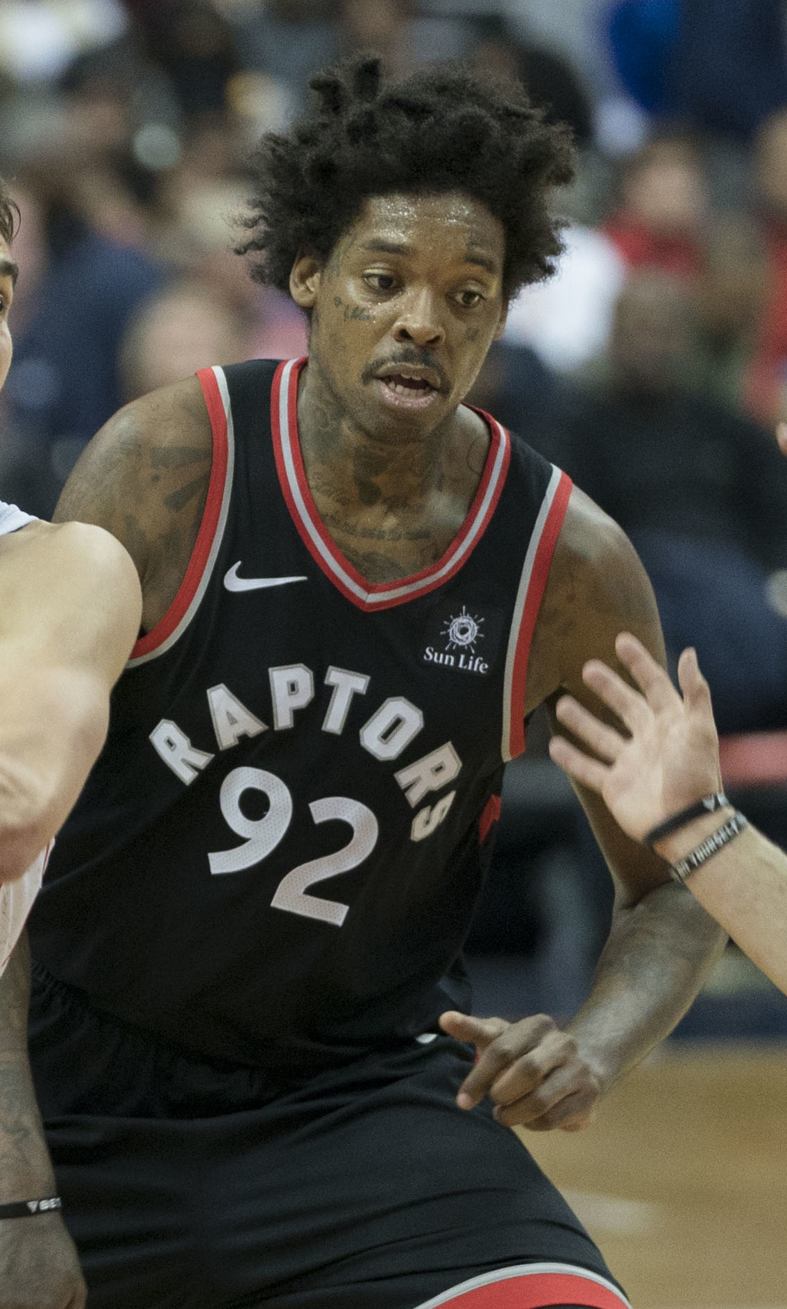 Nogueira with the [[Toronto Raptors]] in 2018