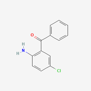 <span class="mw-page-title-main">2-Amino-5-chlorobenzophenone</span> Chemical compound, benzodiazepine precursor