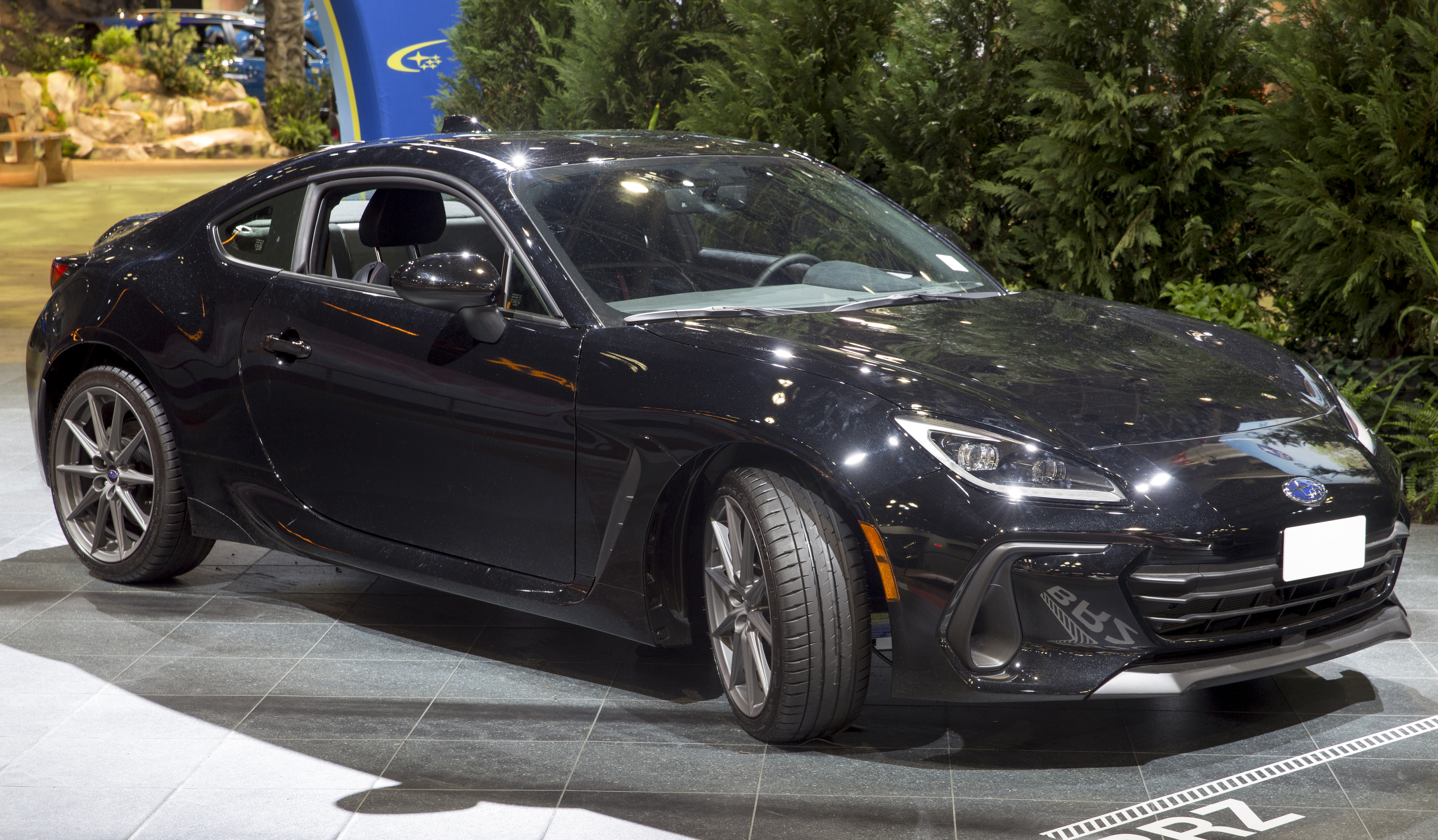 File:2022 Subaru BRZ Limited in Crystal Black Silica, front right