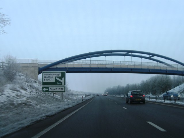 File:A11 northbound - geograph.org.uk - 3308934.jpg