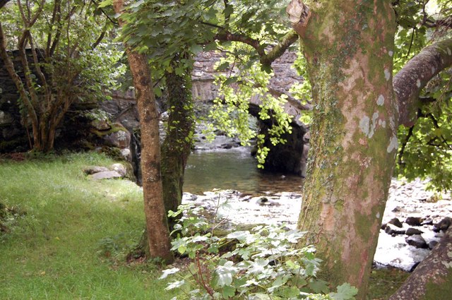 File:Afon Gwynant and road bridge - geograph.org.uk - 1426830.jpg