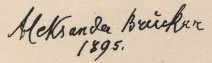 File:Aleksander Brückner podpis 1895.jpg