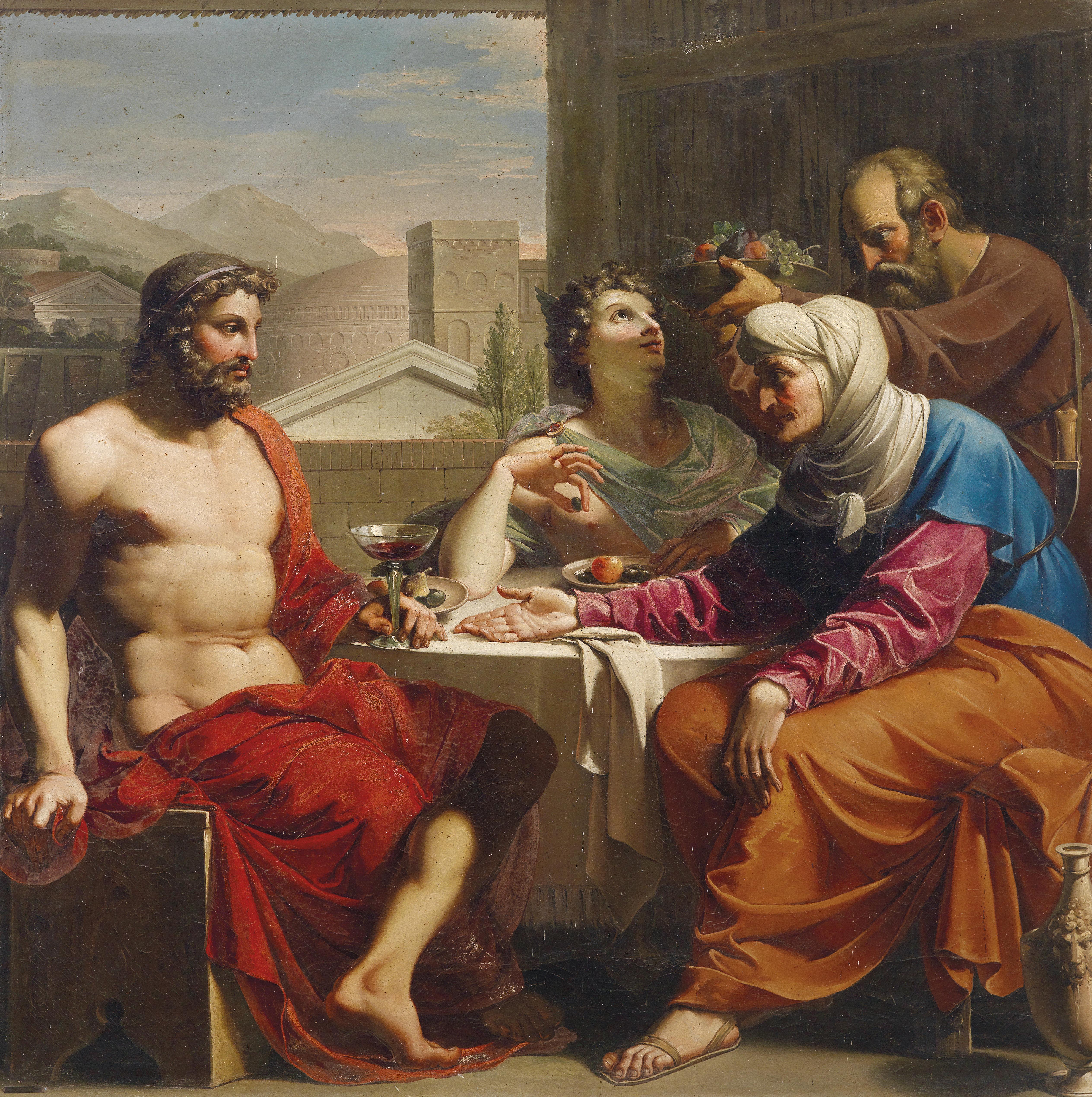 Giove e Mercurio da Filemone e Bauci. Andrea Appiani