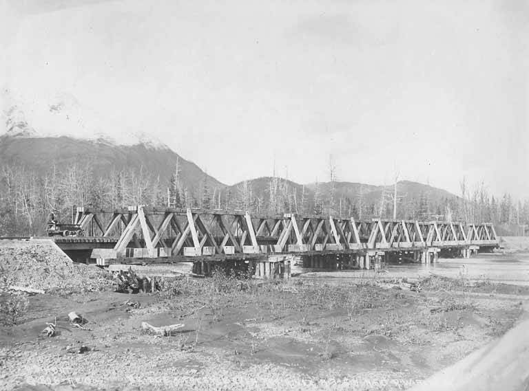 File:Bridge and trestle over Resurrection River at Mile 3 of the Alaska Railroad, near Seward, Alaska, cica 1917 (AL+CA 5689).jpg