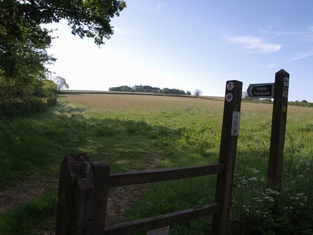 File:East Devon Way near Hartgrove Farm - geograph.org.uk - 450131.jpg