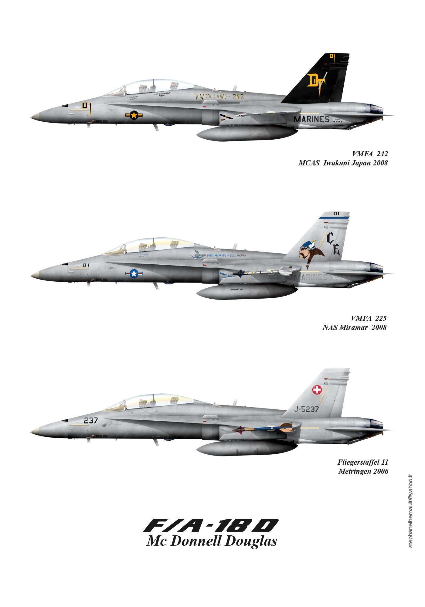 McDonnell Douglas F/A-18 Hornet F18Dfamilyweb