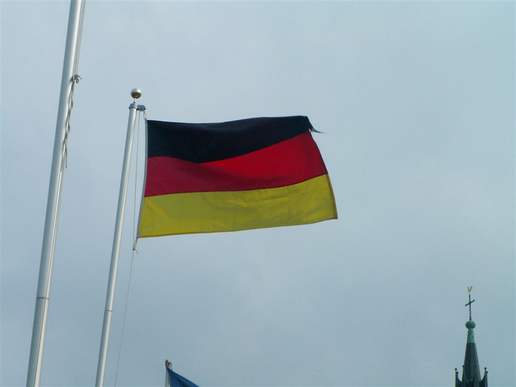 black-red-gold flag of West Germany