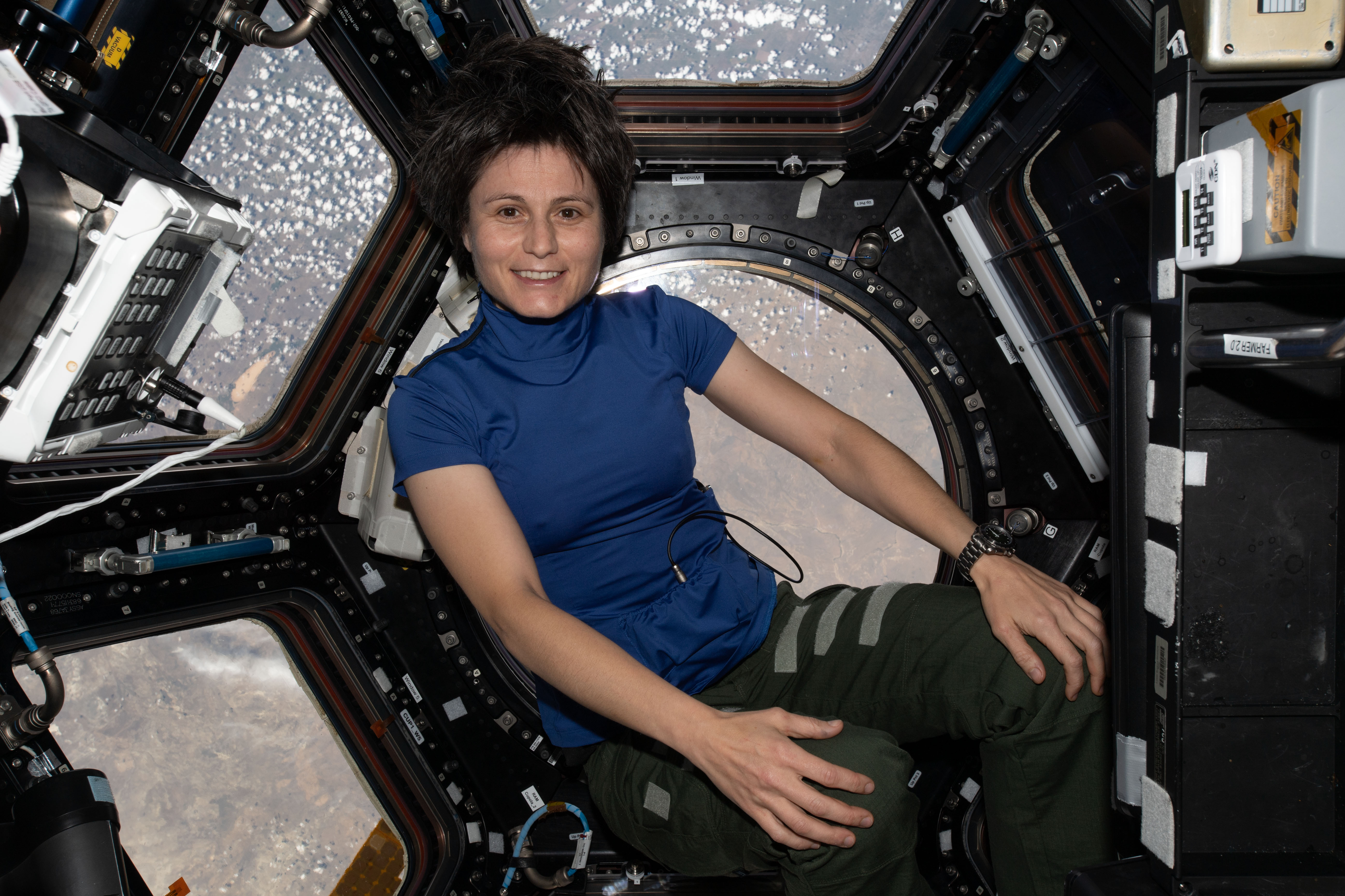 Какая женщина вышла в космос. Саманта Кристофоретти. Саманта Кристофоретти космонавт. Саманта Кристофоретти на МКС.