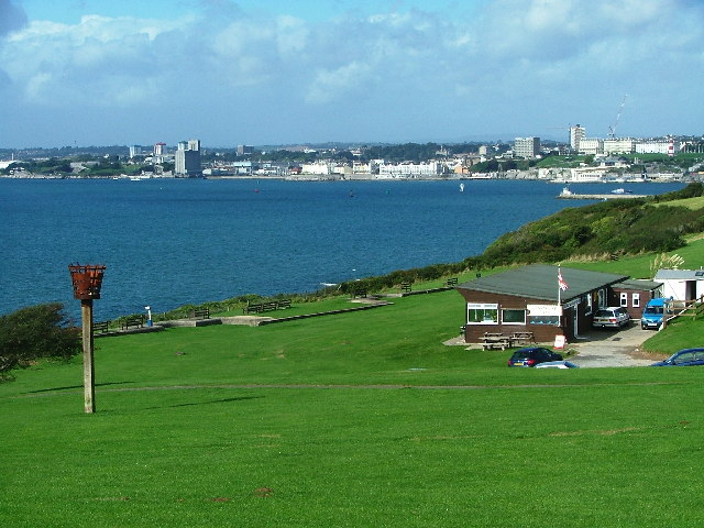 File:Jennycliff Cafe, overlooking Plymouth Sound - geograph.org.uk - 58468.jpg