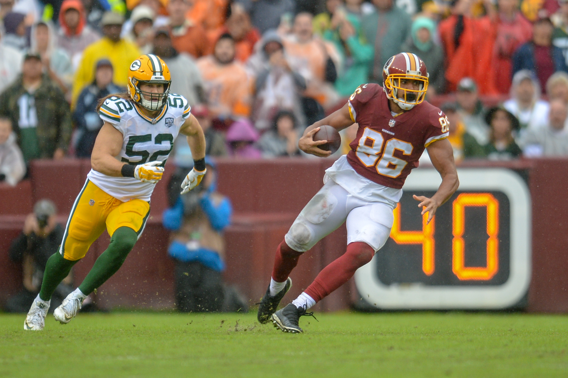 Число рид. Jordan Reed NFL.