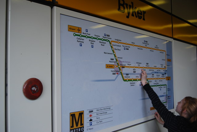 File:Metro map, Byker, Newcastle upon Tyne - geograph.org.uk - 1467090.jpg