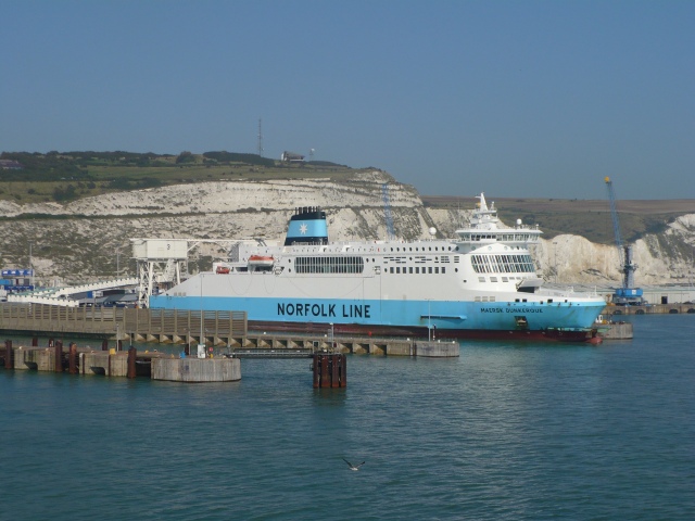 File:Norfolk Line ferry at Eastern Dock, Dover - geograph.org.uk - 587634.jpg