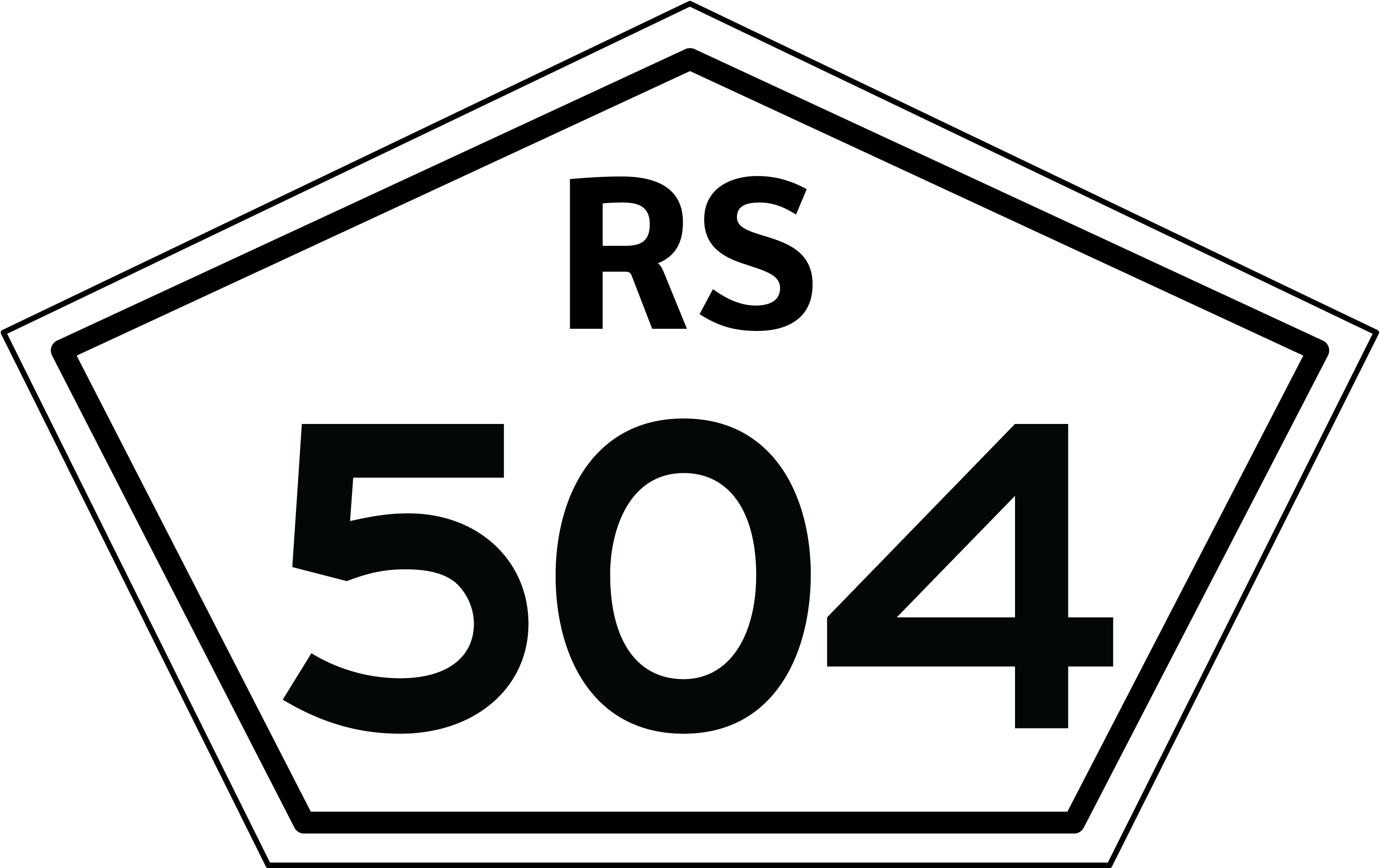 White sign. Стандарт 504 b.