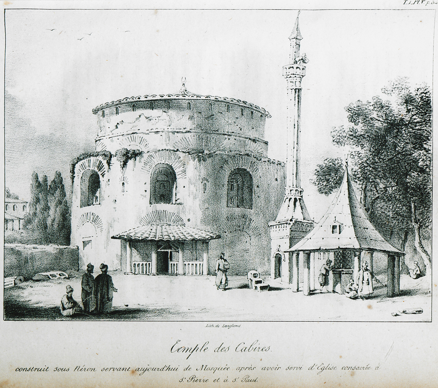 File Temple Des Cabines Construit Sous Neron Servant Aujourd Hui De Mosquee Apres Avoir Servi D Eglise Consacree A St P Cousinery Esprit Marie 11 Jpg Wikimedia Commons