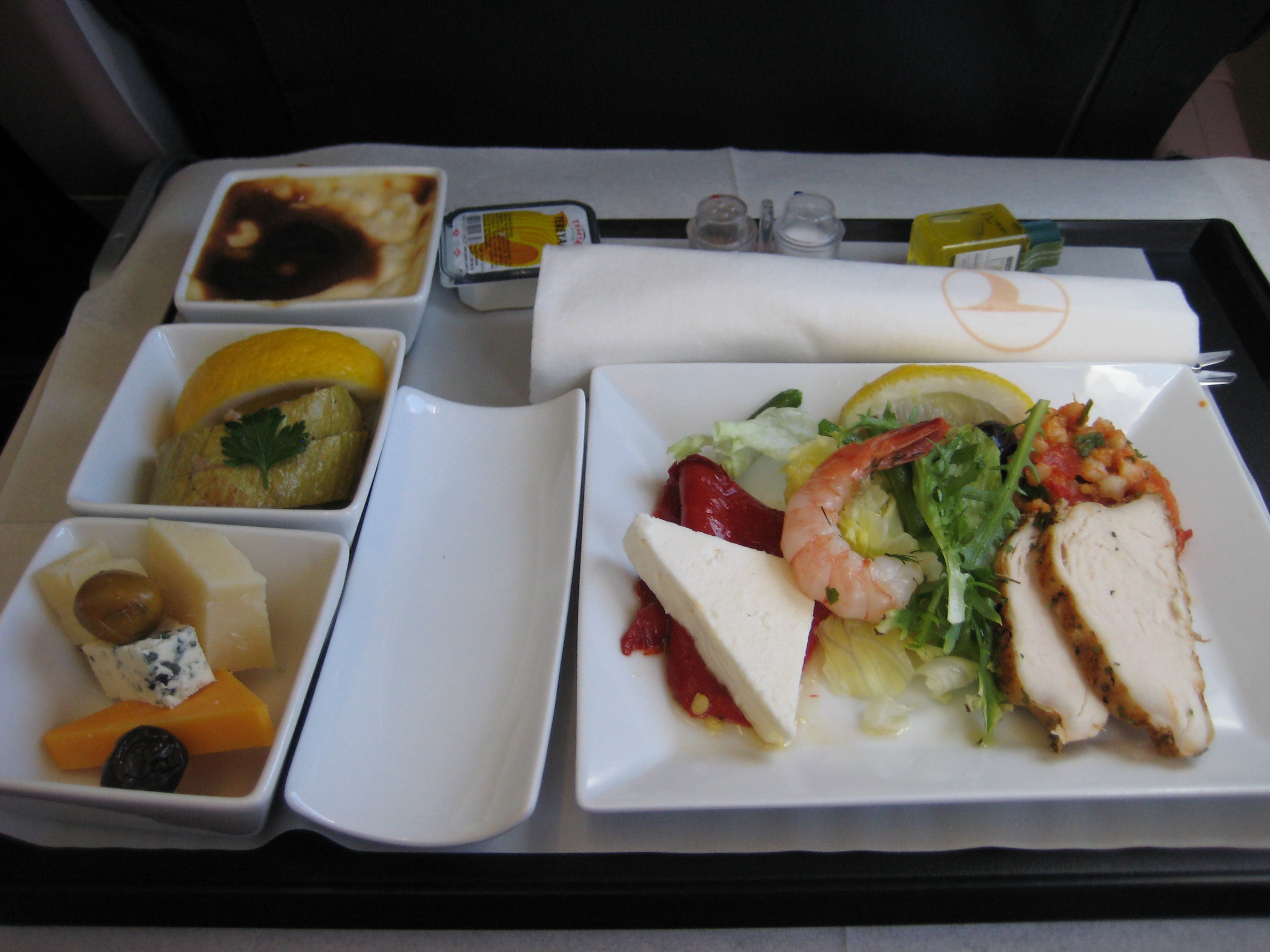 File:Turkish Airlines Business Class meal, Istanbul—Cairo.jpg  Wikimedia Commons