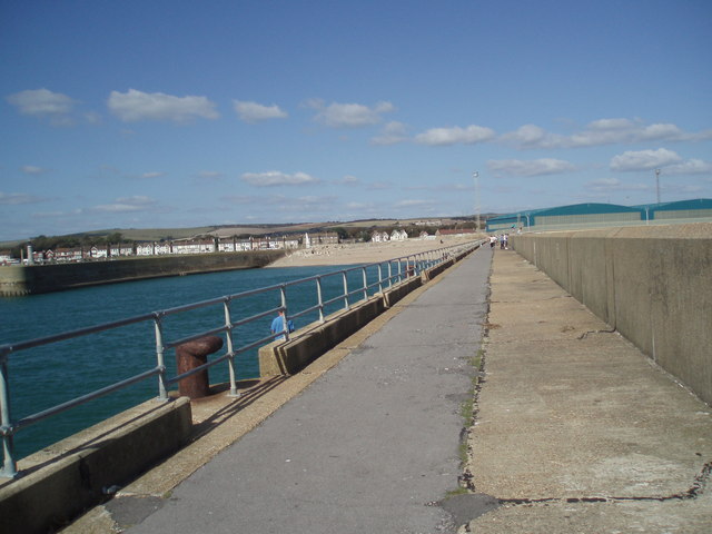 File:Along the Breakwater - geograph.org.uk - 1484858.jpg