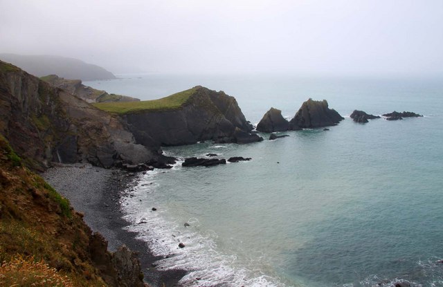 File:Beach at Hartland Quay - geograph.org.uk - 1416234.jpg