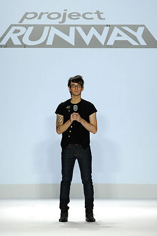 Siriano during the 2008 Project Runway finale