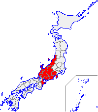 中部地方: 概要, 範囲, 地理