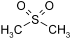 Struktur von Dimethylsulfon