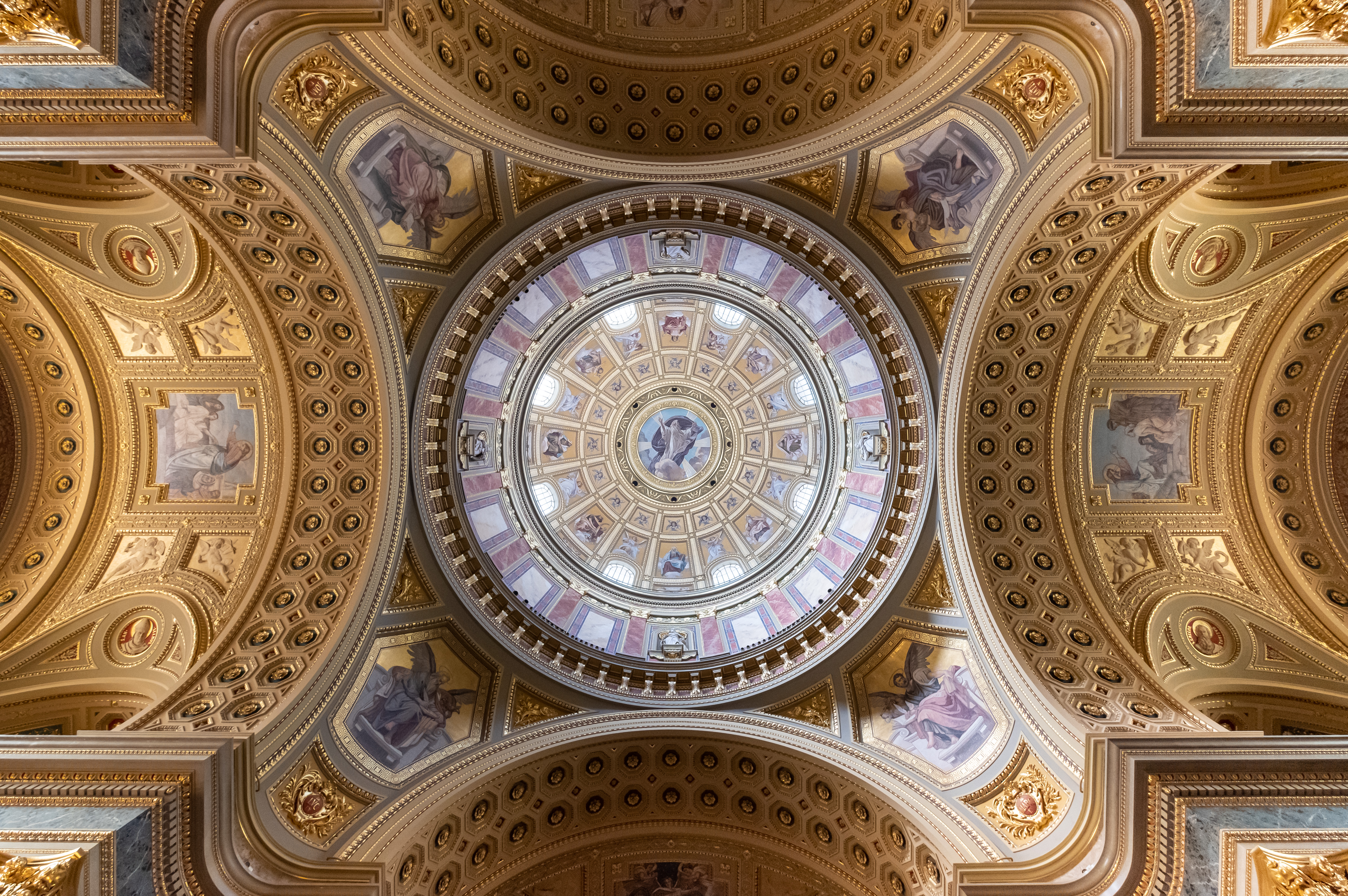 File Dome of St. Stephen s Basilica Budapest .jpg Wikimedia Commons